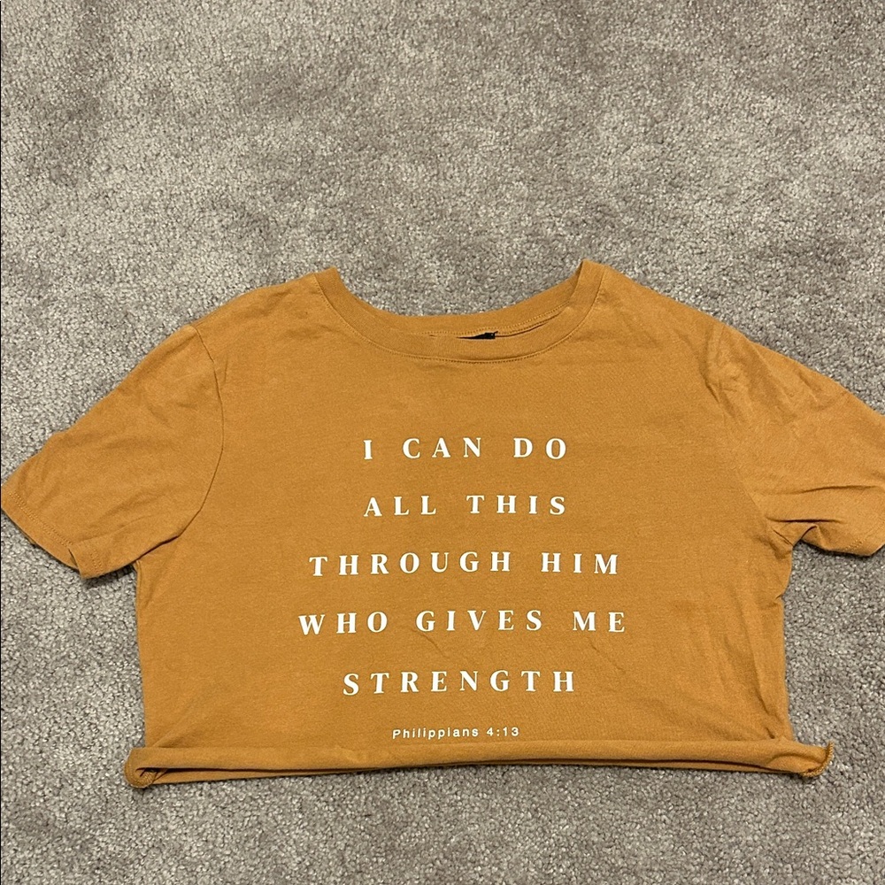 🎁Graphic crop tee sz:small